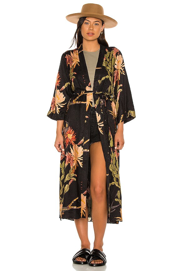 view 2 of 4 Carine Nolina Kimono in Black