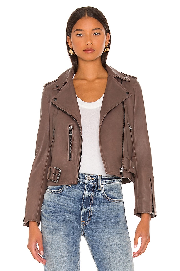 view 1 of 5 Balfern Biker in Petrol