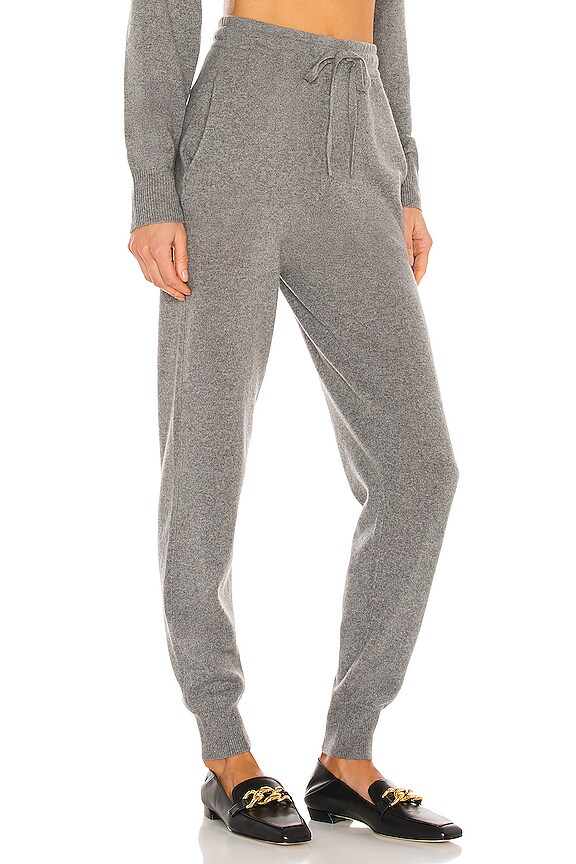 view 2 of 4 Olly Cashmere Jogger in Grey Marl