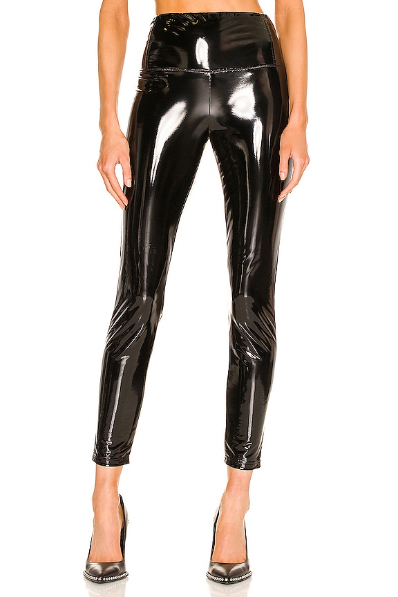 ALLSAINTS Cora Shine Leggings in Black | REVOLVE