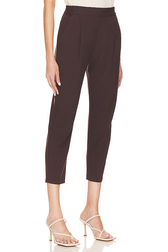 view 2 of 4 Aleida Tri Trouser in Warm Cacao Brown