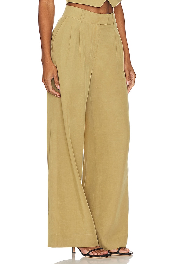 view 2 of 4 Deri Lyn Trouser in Light Khaki Brown