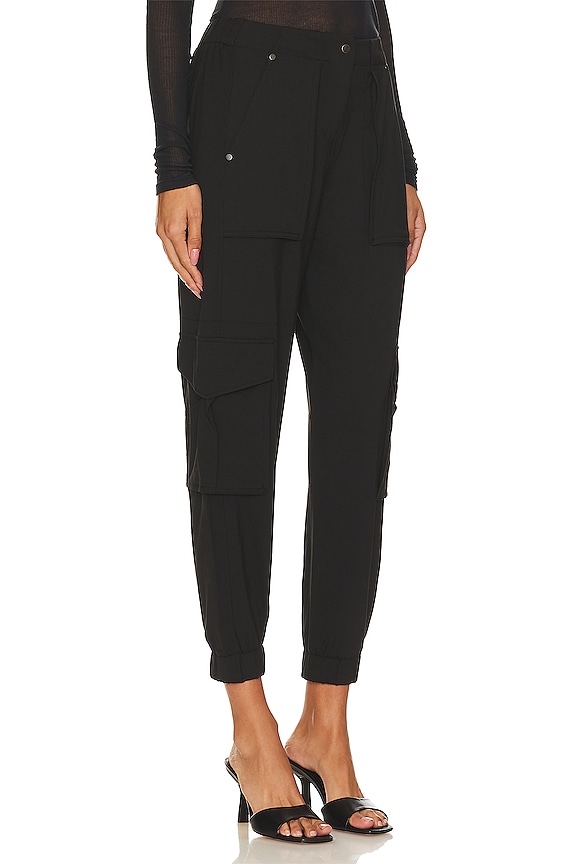 view 2 of 4 Frieda Jersey Trouser in Black
