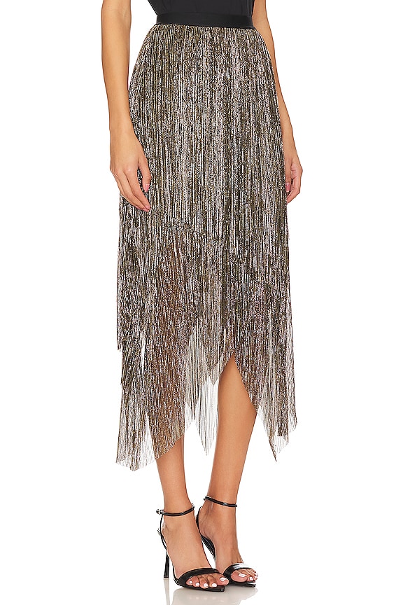 view 2 of 5 Veena Skirt in Black Gold
