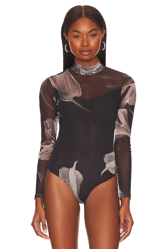 view 2 of 5 Elia Iris Bodysuit in Black