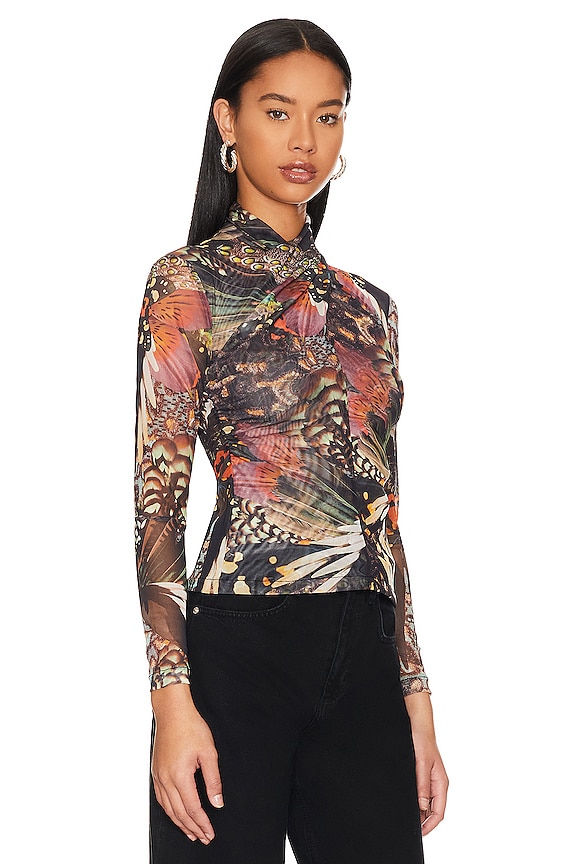 view 2 of 4 Tia Gene Top in Jewel Green