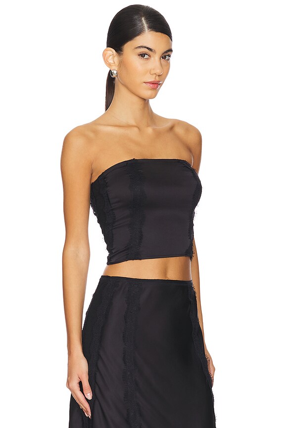 view 2 of 4 Morgan Top in Black