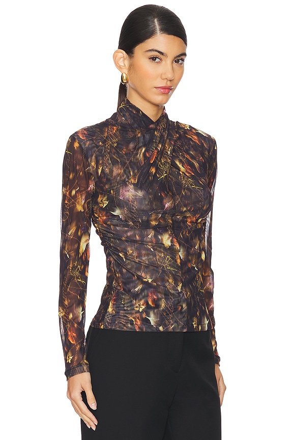 view 2 of 4 Tia Top in Kateri Hazel Brown