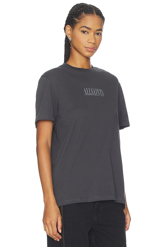 view 2 of 4 Wings Tee in Washed Black