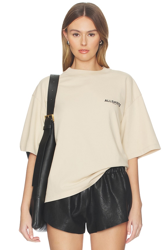 view 2 of 5 HALIS AMELIE 티셔츠 in Sandy White