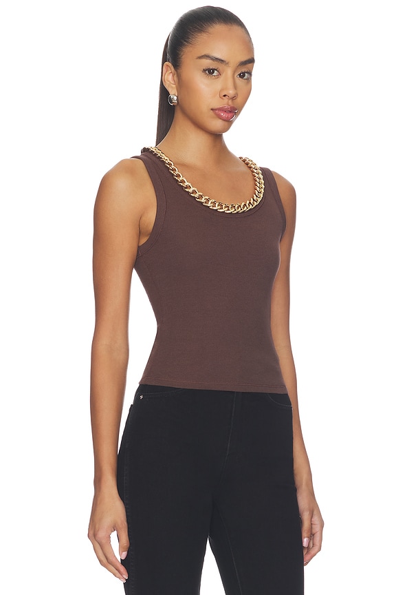 view 2 of 5 Lucy Tank Top in Bitter Bown