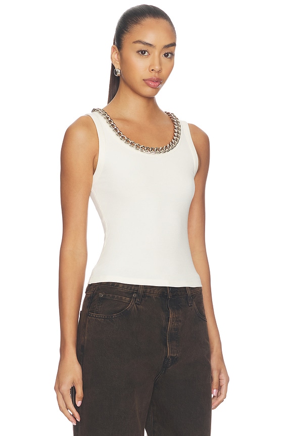 view 2 of 5 Lucy Tank Top in Mallow White