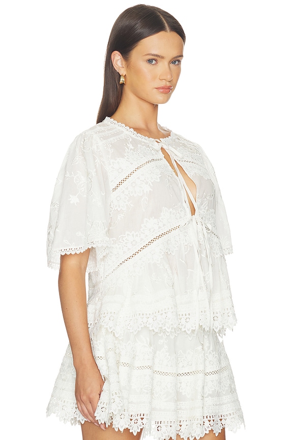 view 2 of 5 Lillith Top in Dove White