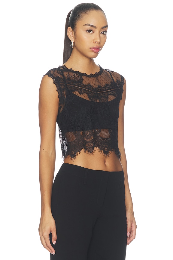 view 2 of 4 Eliza Tank Top in Black