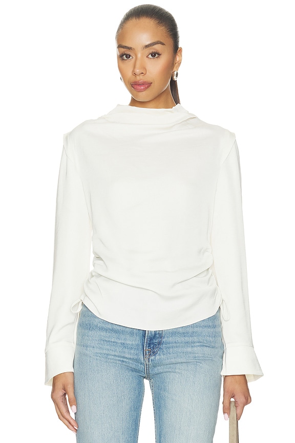 view 2 of 4 Leslie Top in Antique White