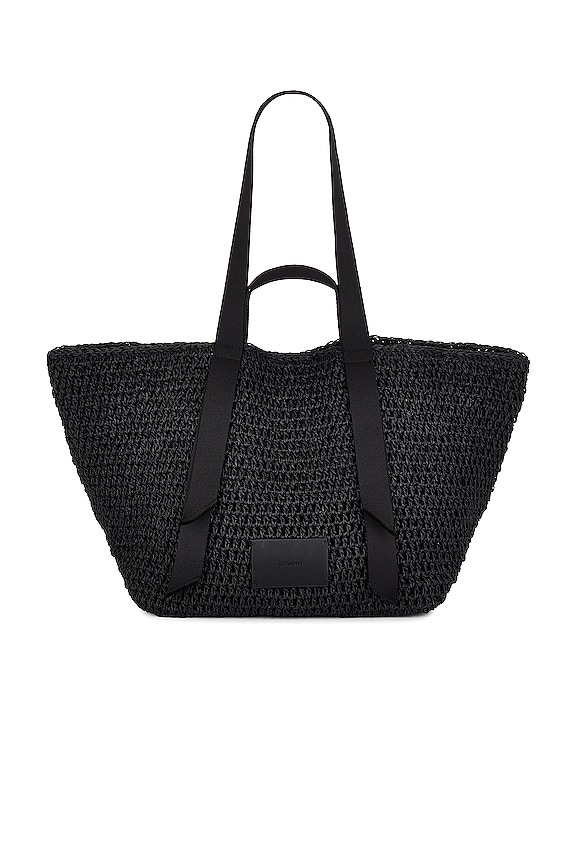 ALLSAINTS Jacqueline Paper Tote in Black | REVOLVE