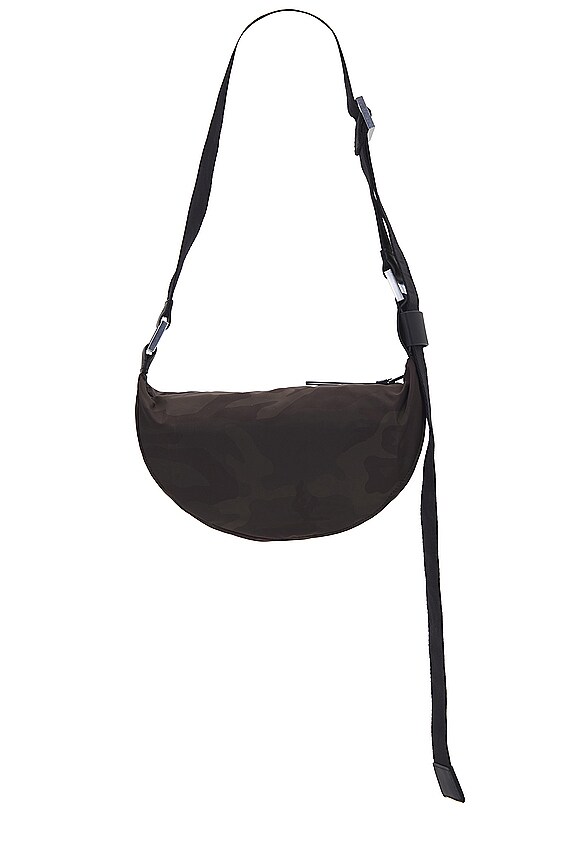 view 2 of 4 SAC À BANDOULIÈRE HALF MOON in Dark Camo Green