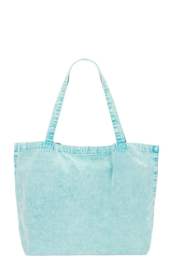 view 2 of 4 UNDERGROUND ACID トート in Costello Blue & White