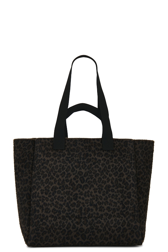 view 2 of 4 Izzy Fzzy Tote in Leopard Brown
