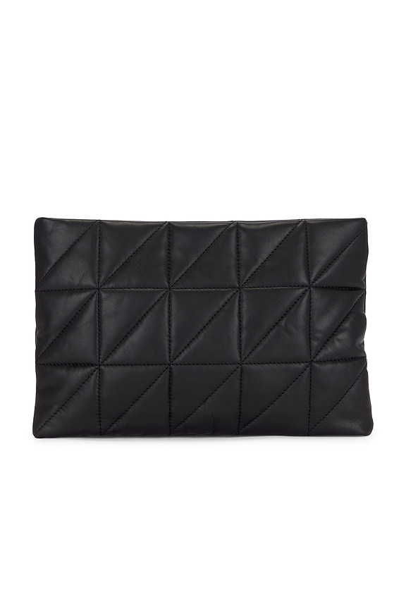 view 2 of 4 Bettina Quilt Clutch in Black