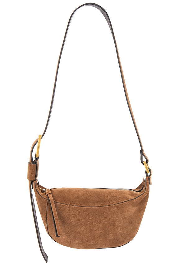 view 1 of 4 SAC À BANDOULIÈRE LUNA in Tobacco Brown