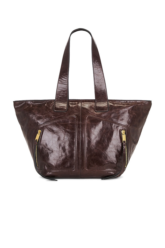 view 1 of 4 Jean Rey Tote Bag in Cognac Brown