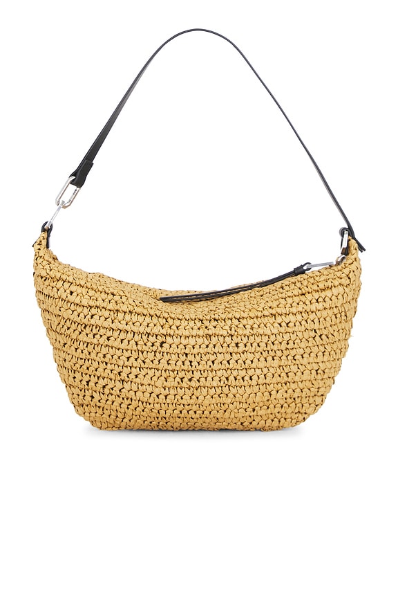 view 1 of 4 Luna Micro Paper Shoulder Bag in Biscuit Brown