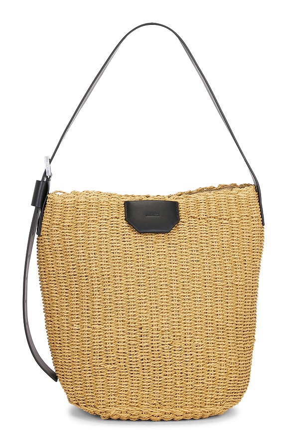 view 1 of 4 Alba Paper Shoulder Bag in Biscuit Brown