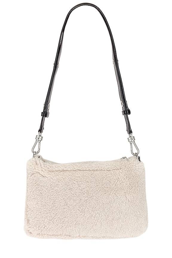 view 2 of 4 Eve Shearling Crossbody Bag in Cream