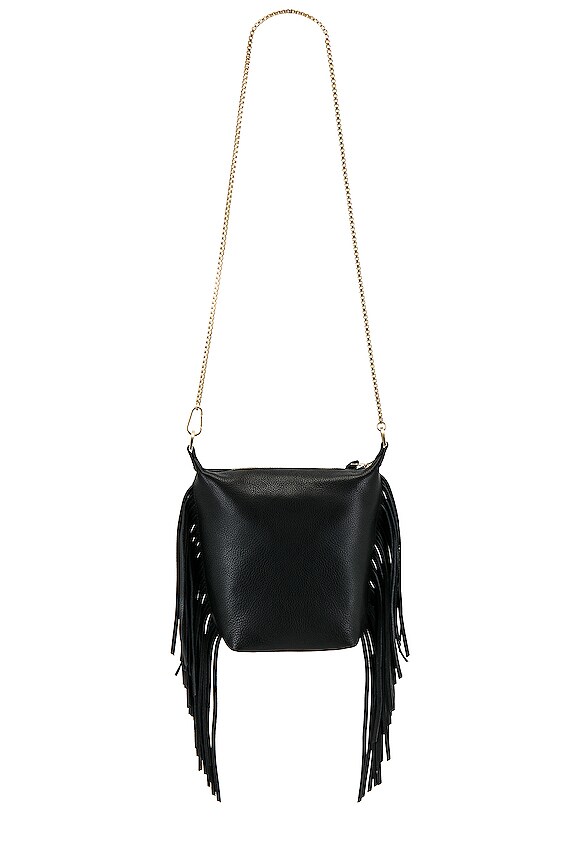 view 2 of 4 Evaline Fringe Crossbody in Black