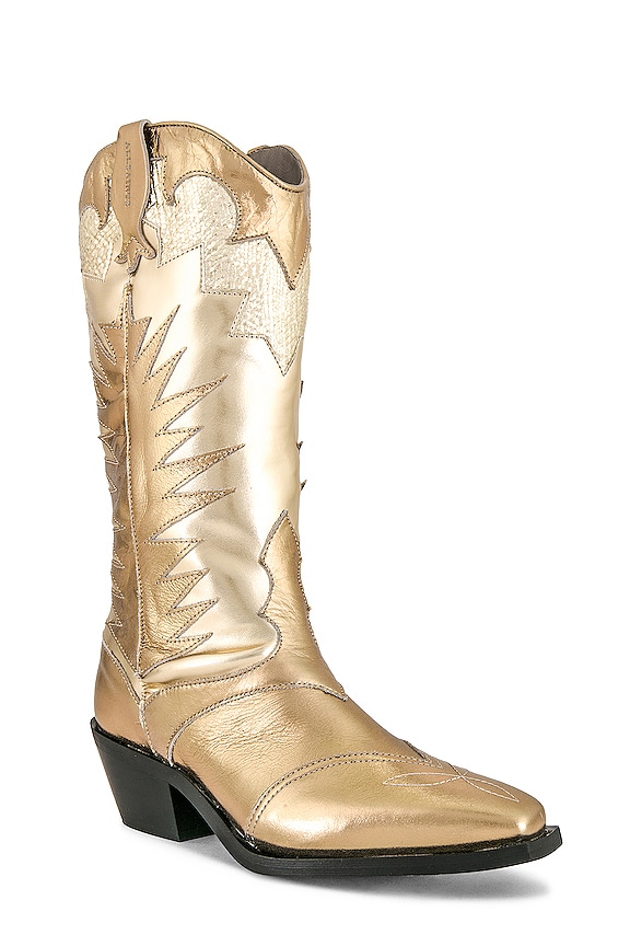 view 2 of 5 BOTTINES DIXIE in White Gold