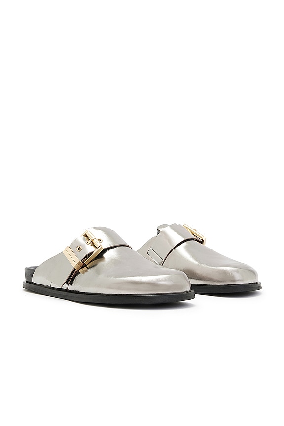 view 2 of 5 Love Shearling Mule in Mirror Silver