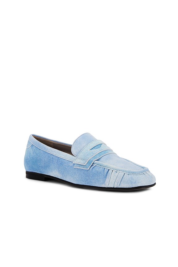 view 2 of 5 Sapphire Suede Loafer in Denim Blue