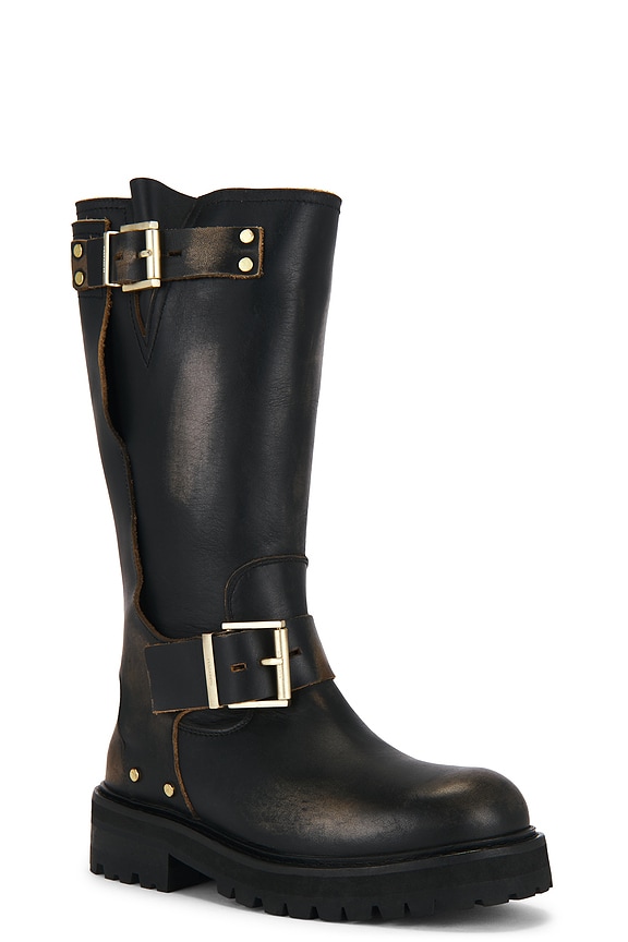 view 2 of 5 Tay Biker Boot in Dark Brown