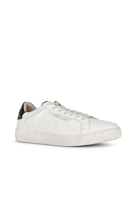 view 2 of 6 Sheer Sneaker in White & Black in White & Metallic