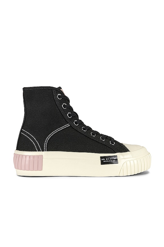 ALLSAINTS Platform Dana Sneaker in Black & Misty Pink | REVOLVE