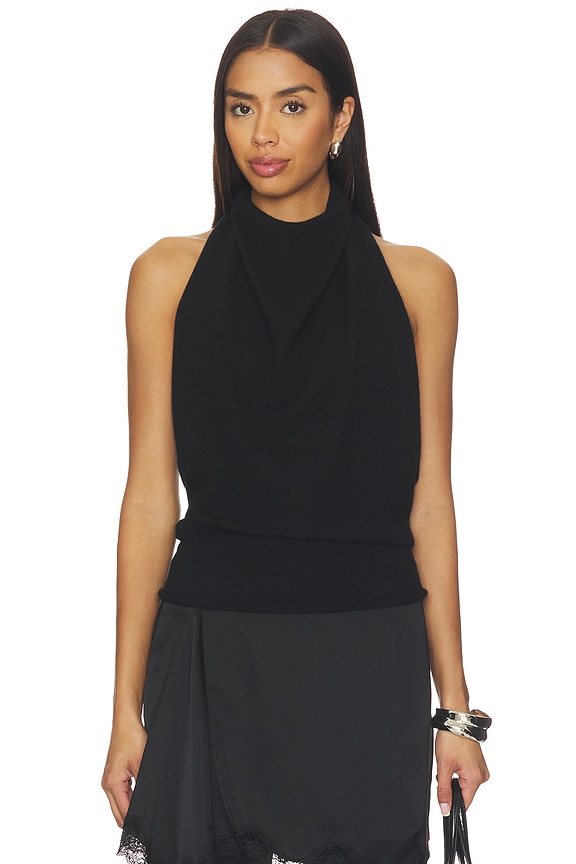 view 1 of 4 Tara Shawl Top in Onyx