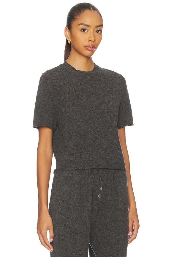 view 2 of 4 Ava Top in Charcoal