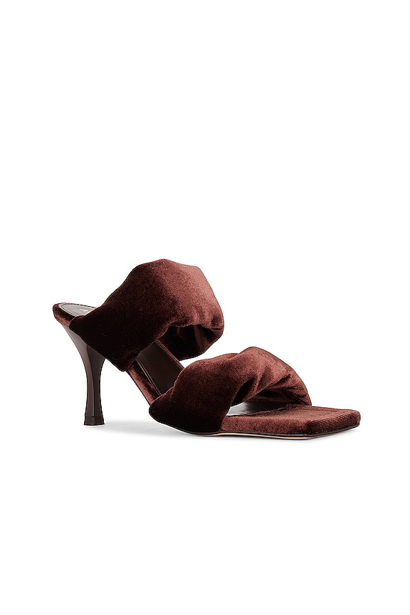 view 2 of 5 Twist Strap Mule in Velvet Coffee