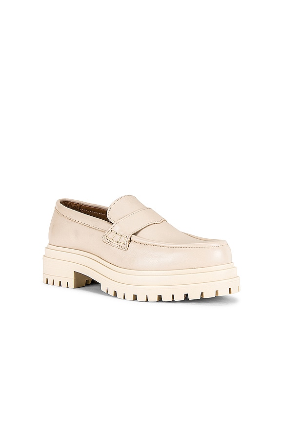 view 2 of 5 MOCASSINS EN CUIR OBSIDIAN in Cream