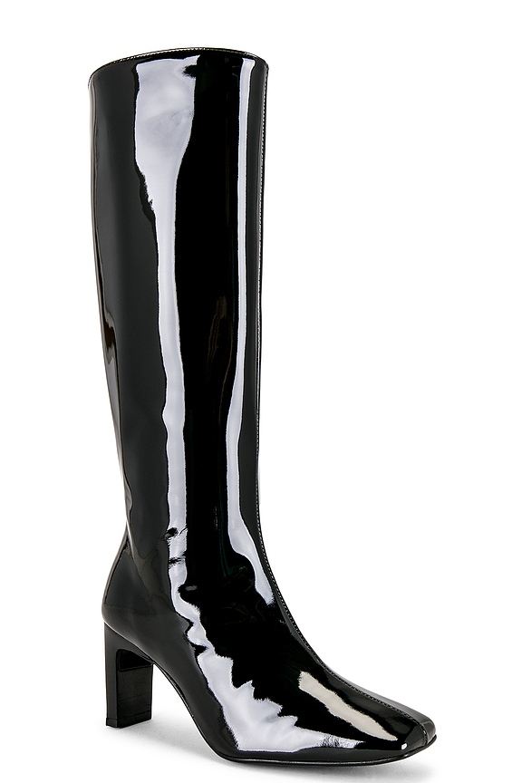 view 2 of 5 КОЖАНЫЕ САПОГИ ISOBEL in Onix Black