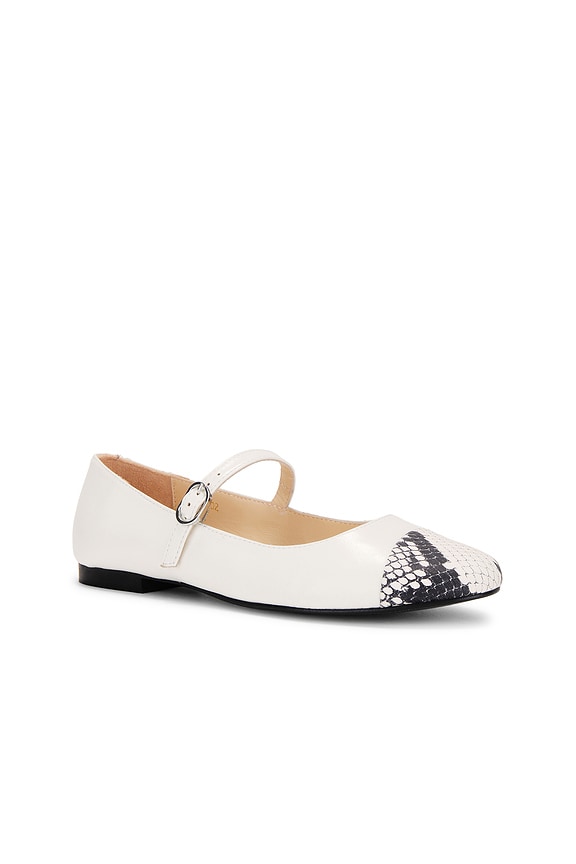 view 2 of 5 ZAPATILLAS DE BALLET MUSA INDO in Cream & Grey