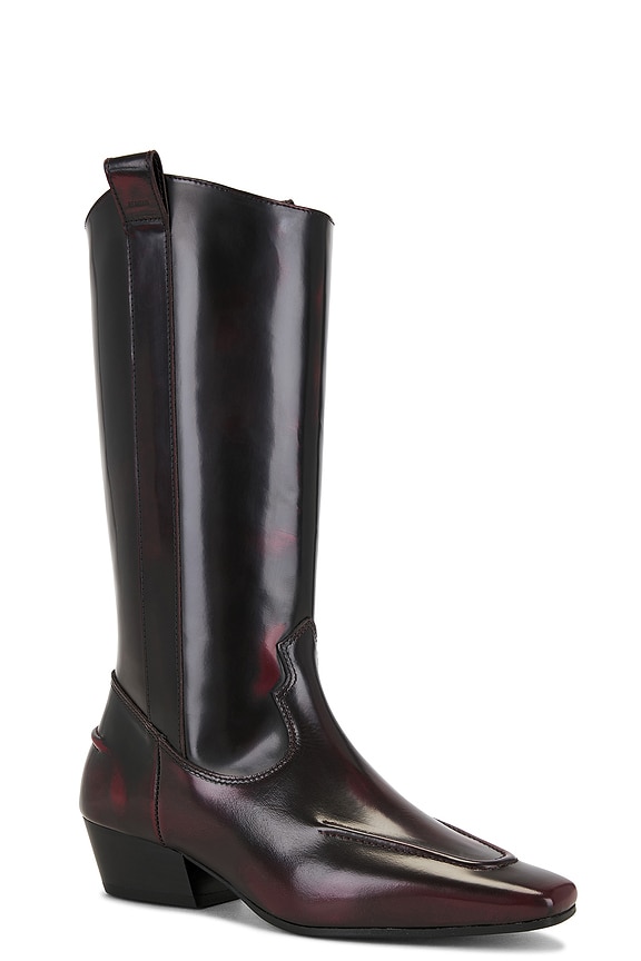 view 2 of 5 BOTTINES CHASE in Brushed Burgundy