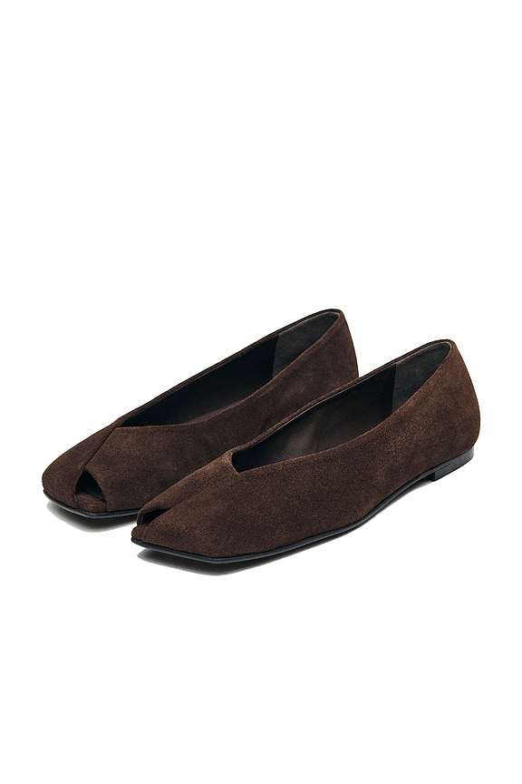 view 2 of 5 Katia Suede Ballet Flat in Suede Brown