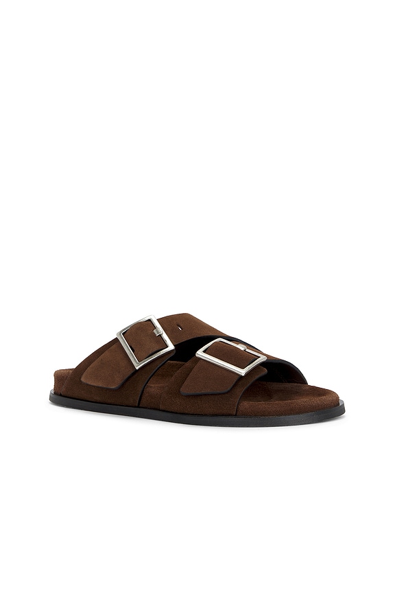 view 2 of 5 SANDALIA ALBA in Suede Brown