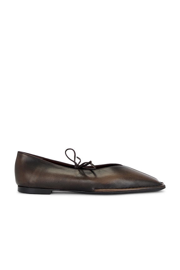 view 1 of 5 Sway Ballet Flat in Vintage Effect Brown