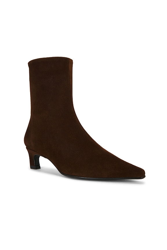 view 2 of 5 AMBAR ANKLE  ブーツ in Brown Suede