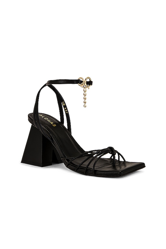 view 2 of 5 SANDALIA CACTUS in Total Black