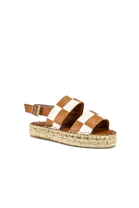 view 2 of 5 Double Strap Scacchi Sandal in Camel & Ivory