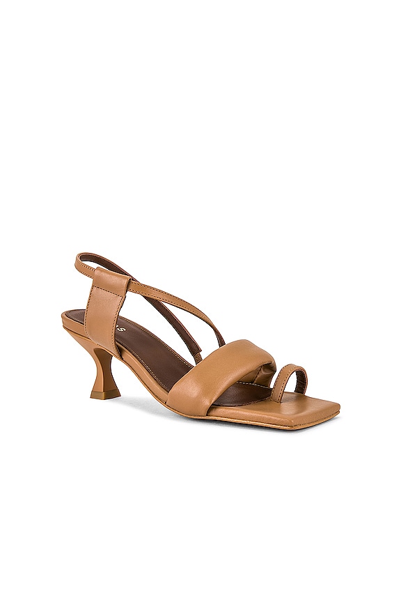 view 2 of 5 САНДАЛИИ ASYMMETRIC STRAPS in Camel